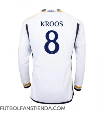 Real Madrid Toni Kroos #8 Primera Equipación 2023-24 Manga Larga